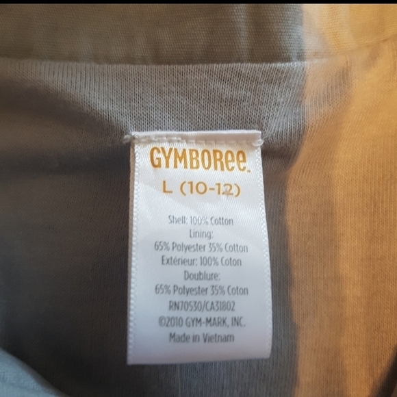 Gymboree boys 10-12 gray jacket, New - Picture 2 of 2